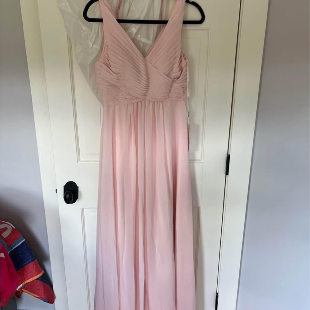 Elegant Pink Evening Gown. Wedding guest
